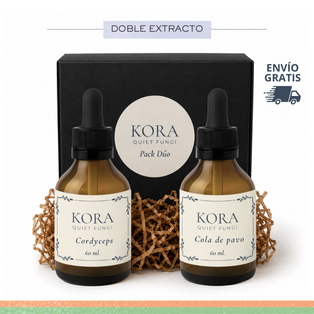 Pack Dúo Vitalidad & Defensas: Cordyceps + Cola de Pavo / (120 ml)