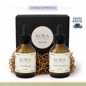 Pack Dúo Vitalidad & Defensas: Cordyceps + Cola de Pavo / (120 ml)