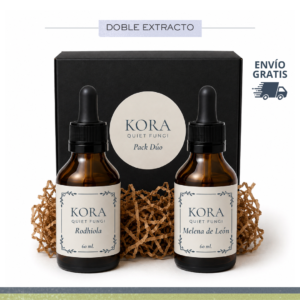 Pack Dúo Enfoque & Resiliencia: Rodhiola + Melena de León / (120 ml)