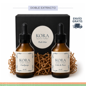 Pack Dúo Vitalidad & Defensas: Cordyceps + Cola de Pavo / (120 ml) (copia)